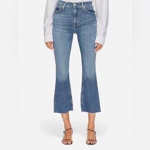 Women’s Citizens Of Humanity Cropped Flare Jeans in Medium Blue Denim Sz 26”